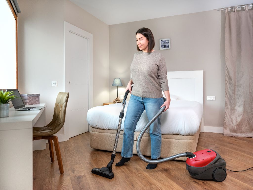 One pölynimuri, Punainen, 450 W