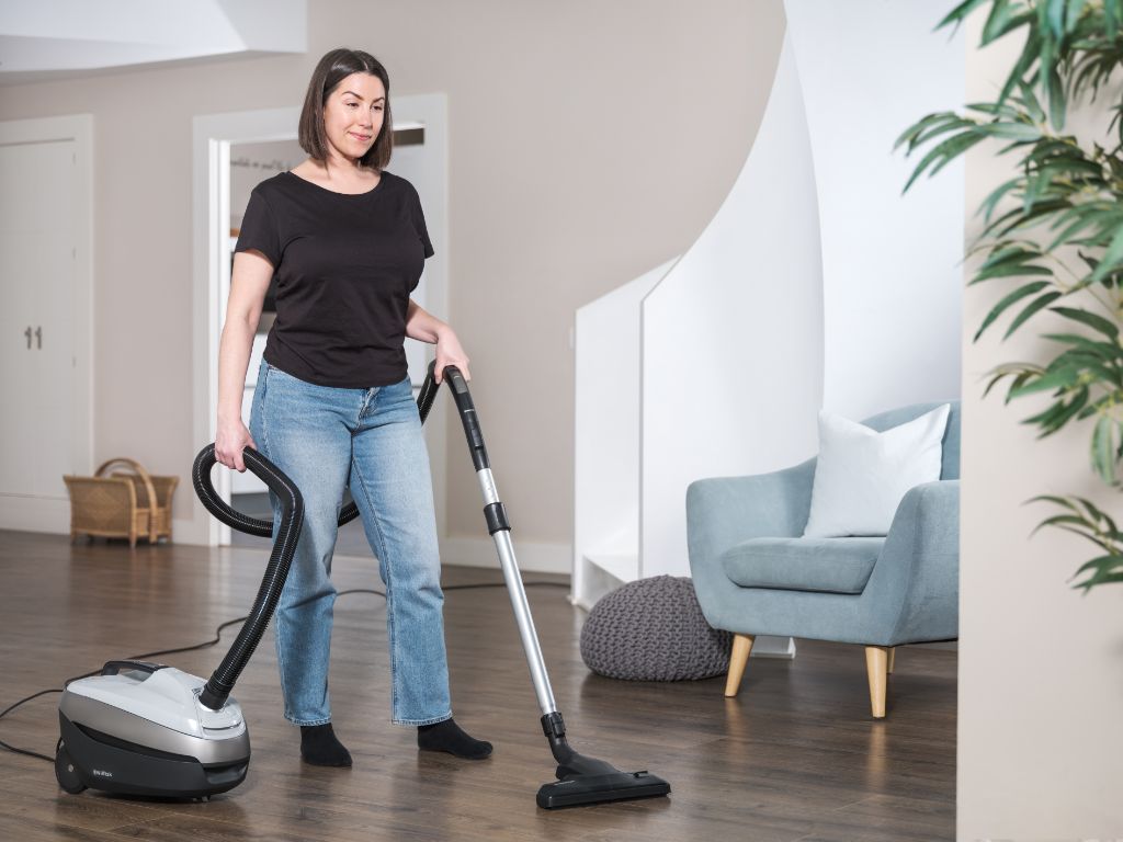 Select pölynimuri, Vaalean harmaa, 650 W