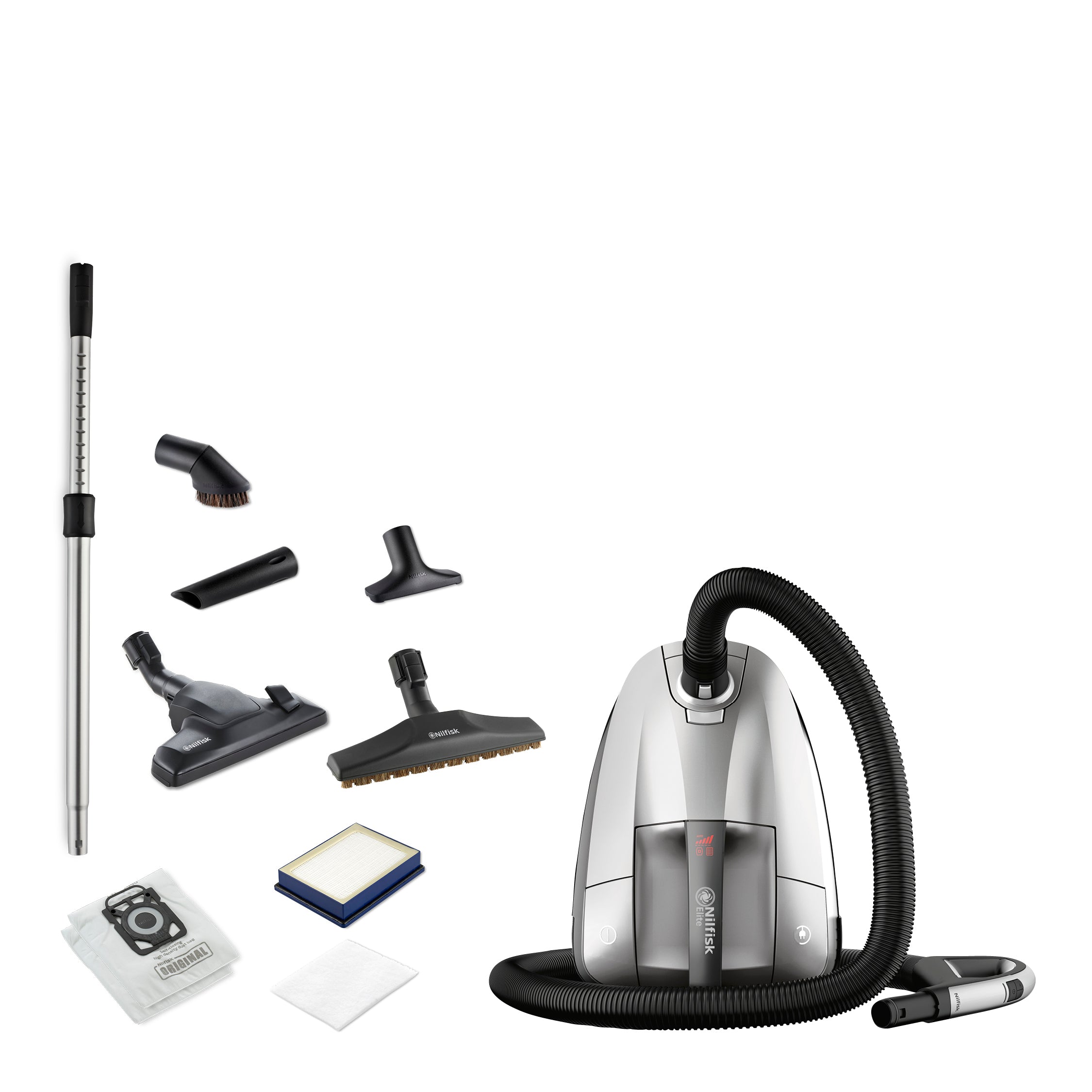 Elite Aspirador de pó Prata 650 W