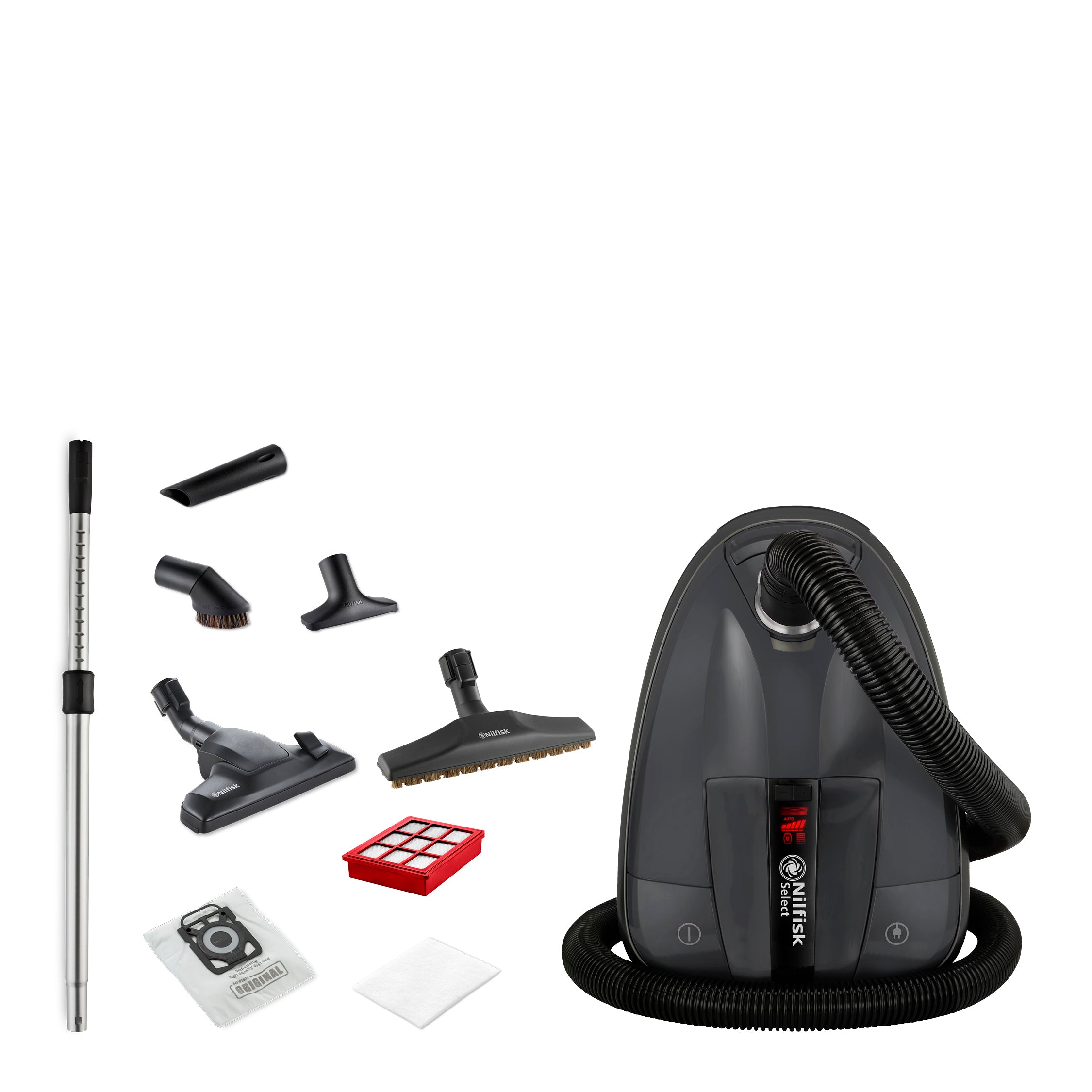Select Pölynimuri, Tummanharmaa, 650 W