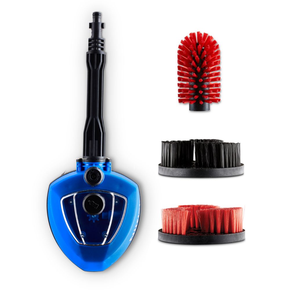Multi brush kit with detergent tank (Incl. soft car, garden and rim brush heads)