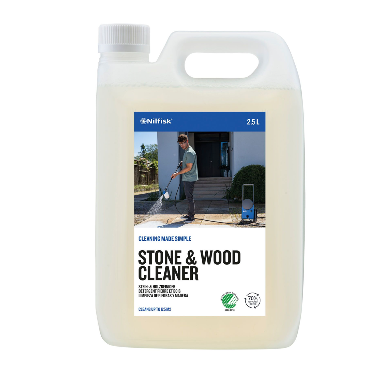 Detergente para piedra y madera 2.5L / 1L