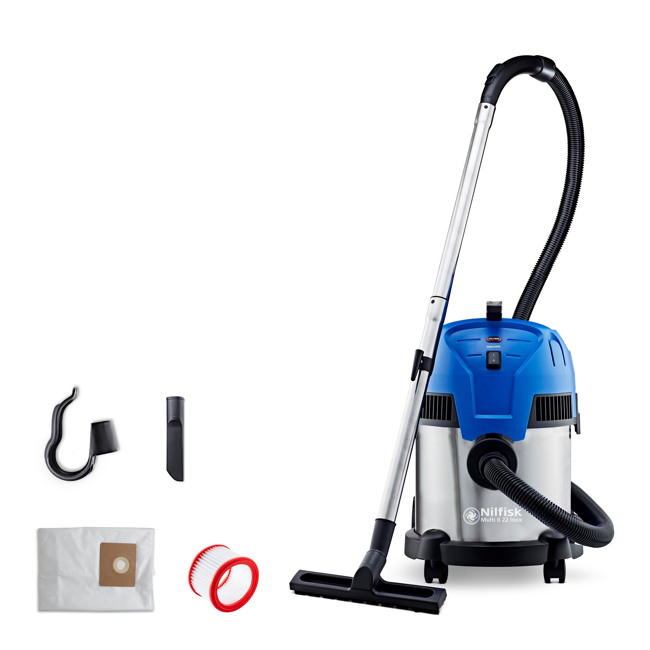 Multi II 22 Inox Aspirador de água e pó, 1200 W