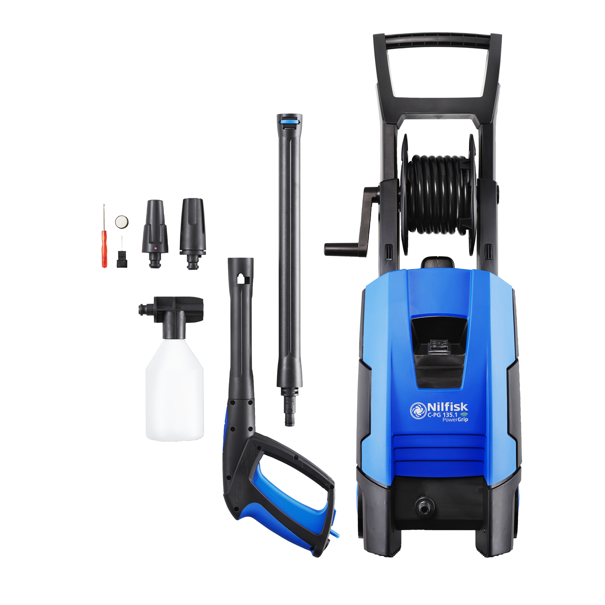 Hidrolimpiadora De Alta Presión Nilfisk Premium 180 - 180 Bares, 2900 W, Ideal Para Jardín, Coches Y Grandes Superficies
