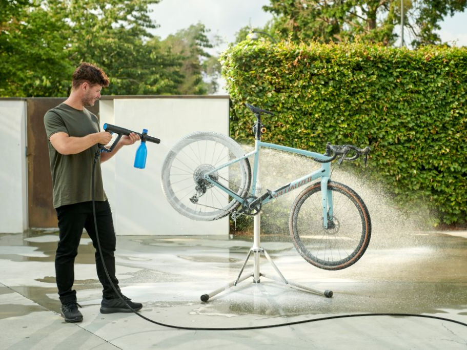 Sådan rengør du din cykel med en højtryksrenser i 5 nemme trin