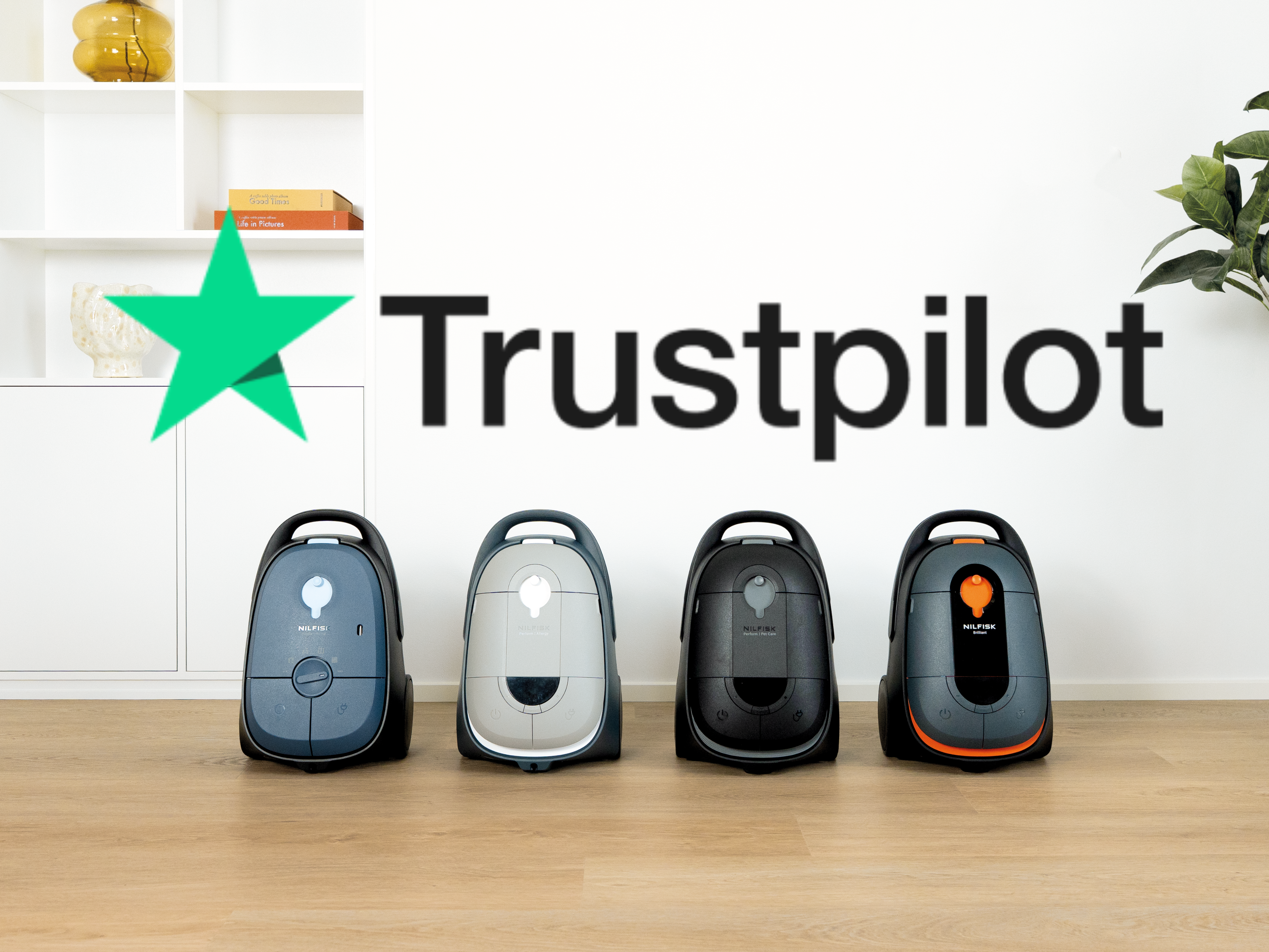 Valgt af kunder: Nilfisks Trustpilot-score