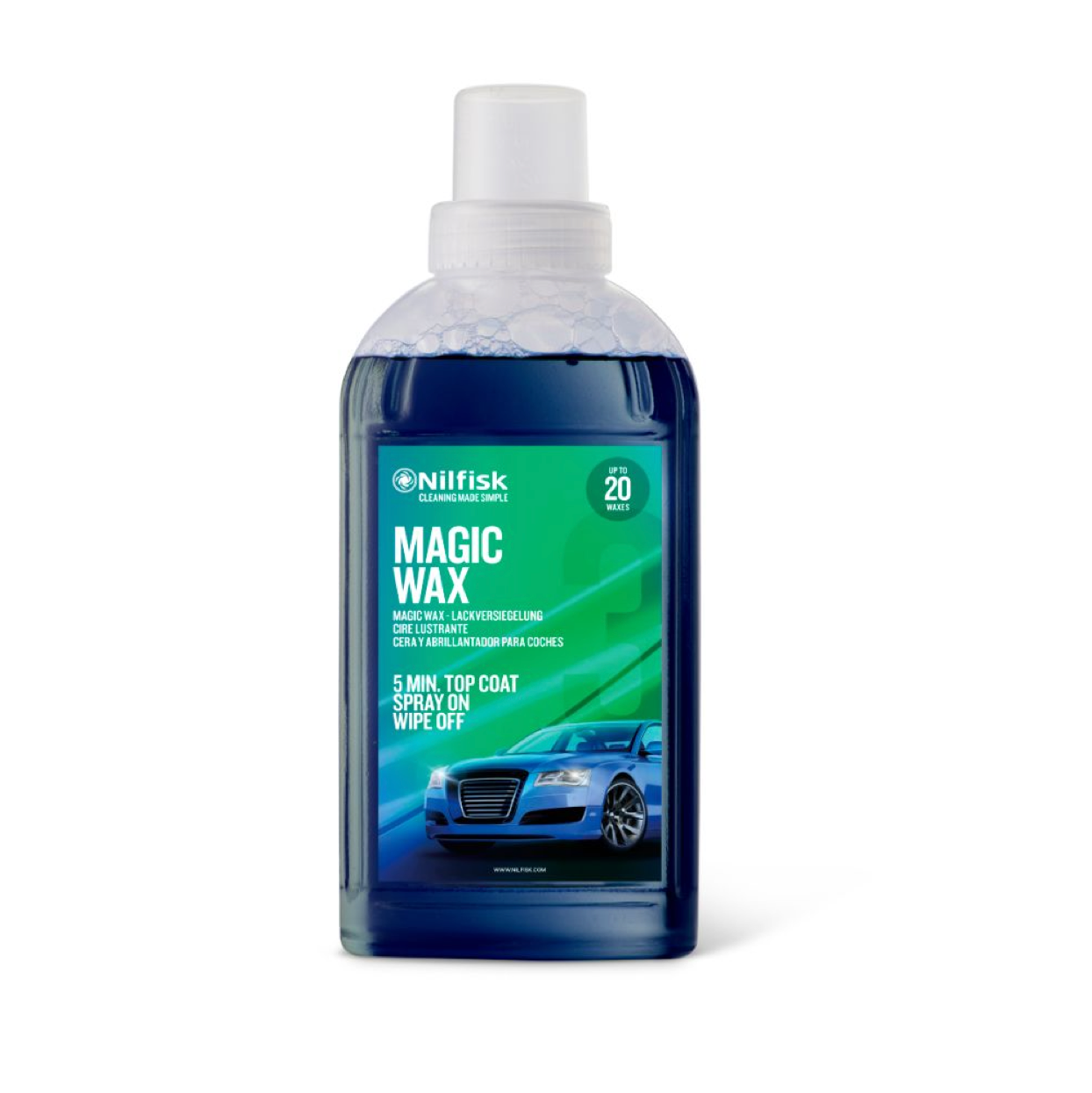 Cera liquida coche hidro magic wax 500ml