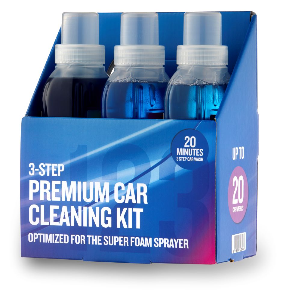 Hochdruckreiniger Reinigungsmittel-Set Auto - 3 Teile