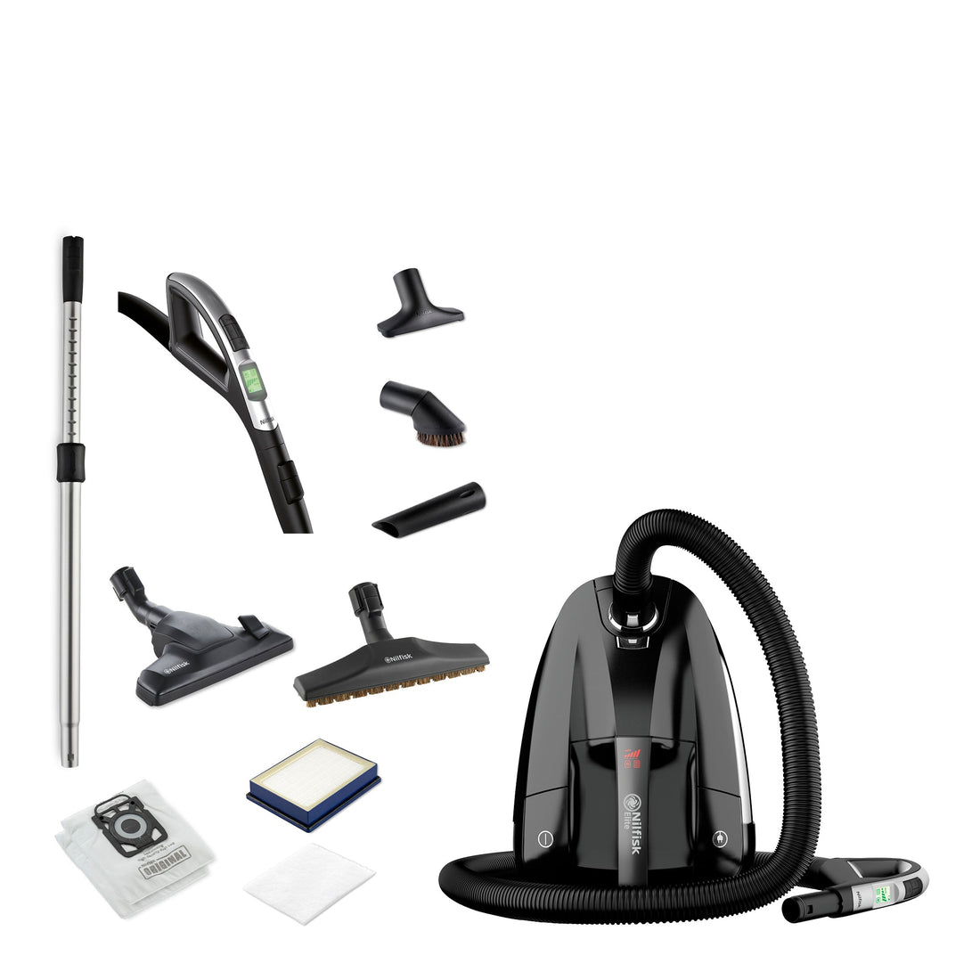 Elite Sort Støvsuger, 650 W