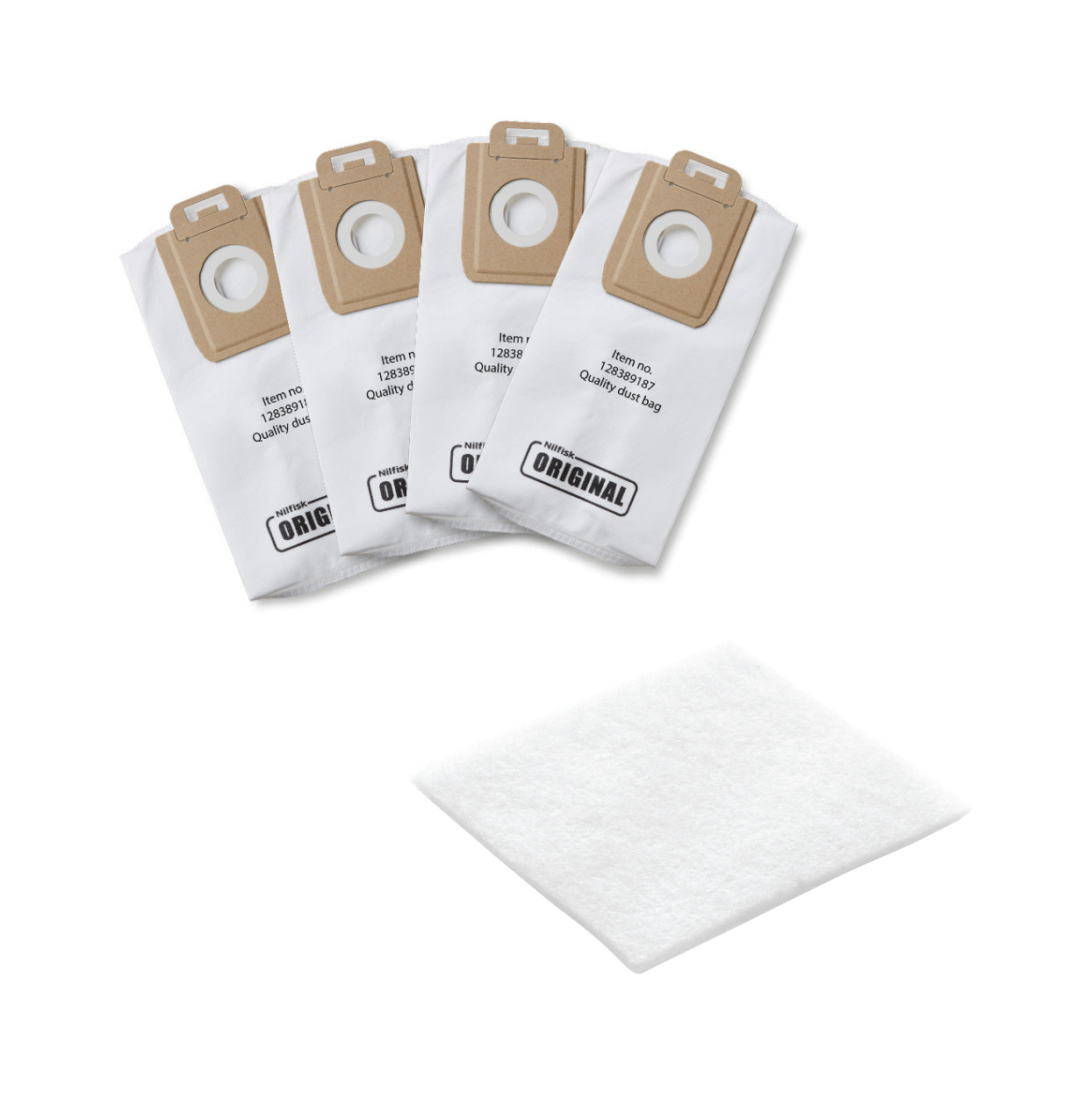 Sacs pour aspirateur Select, 4+1 pièces