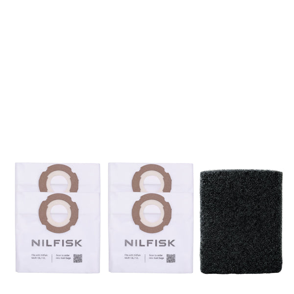 4 fleece-støvposer til Multi I 8 & 12