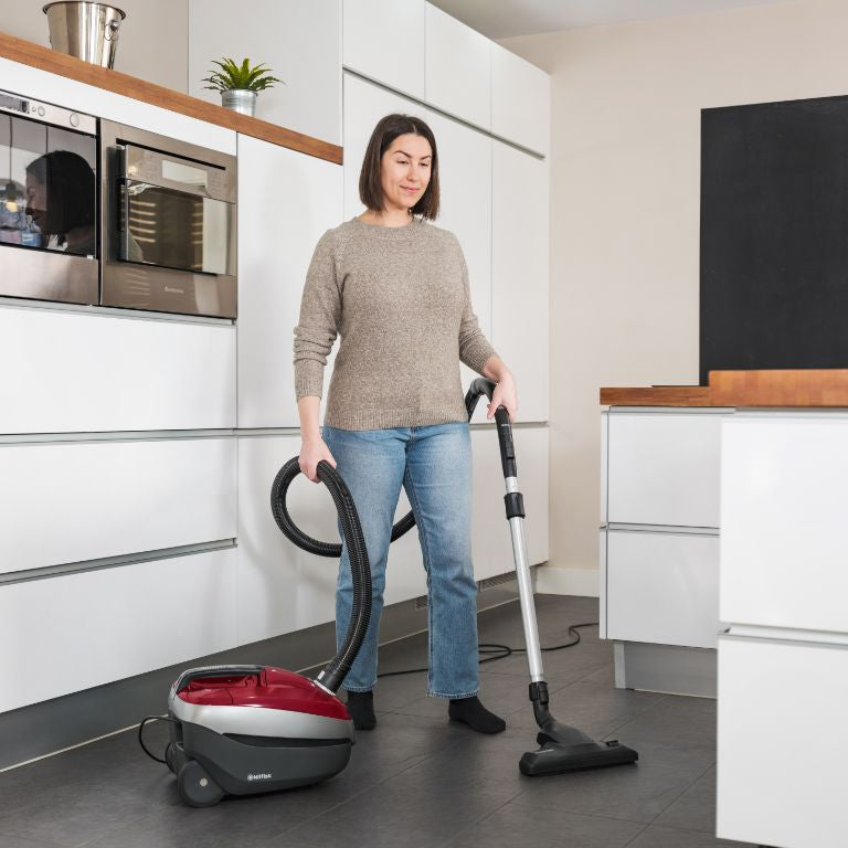 Select stofzuiger, Donkerrood, 450 W