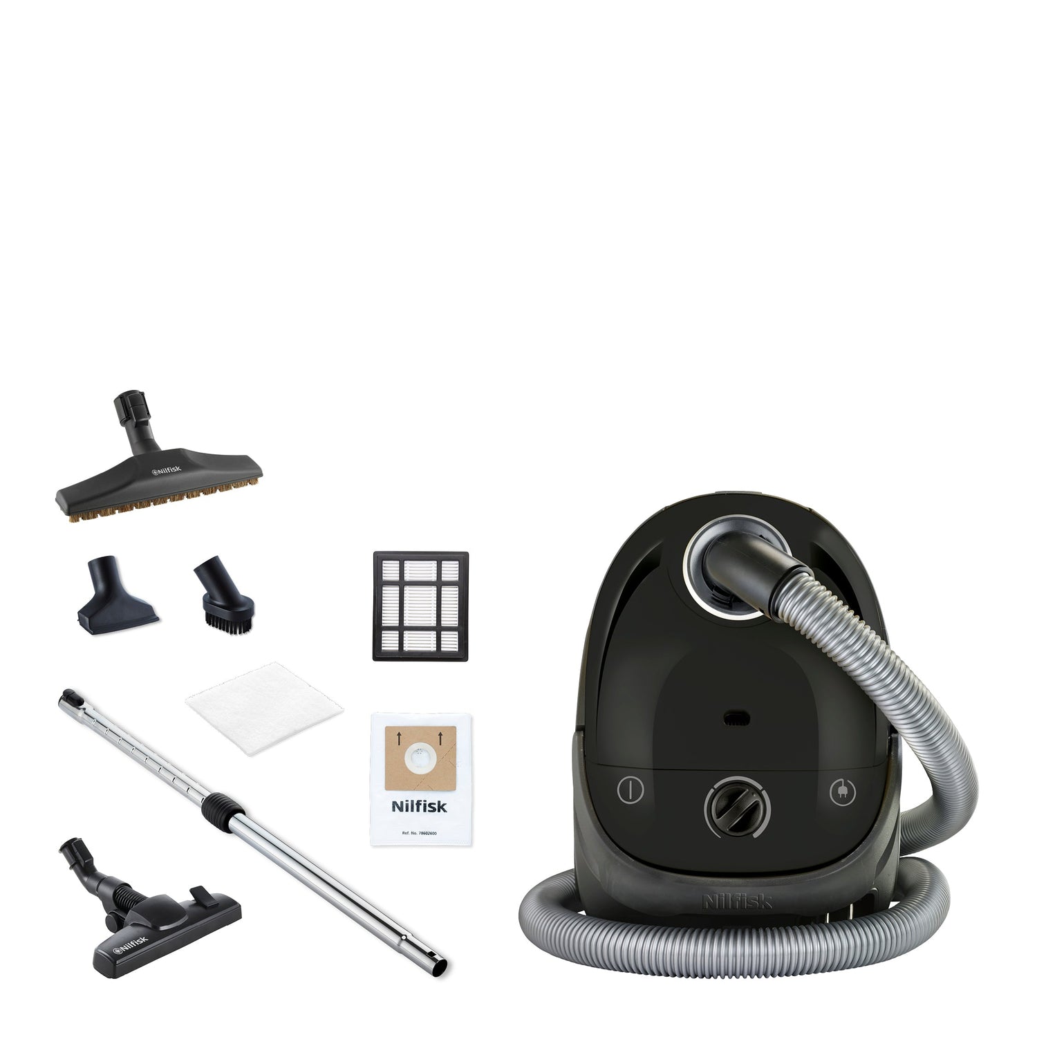 One aspiradora, Negro, 750 W
