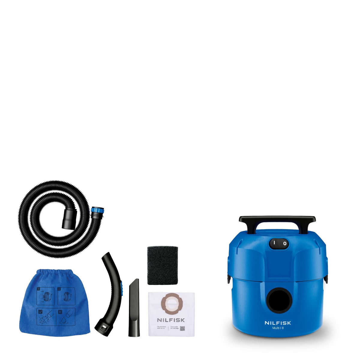Nilfisk Multi I 8 Wet & Dry Vacuum Cleaner - studio shot