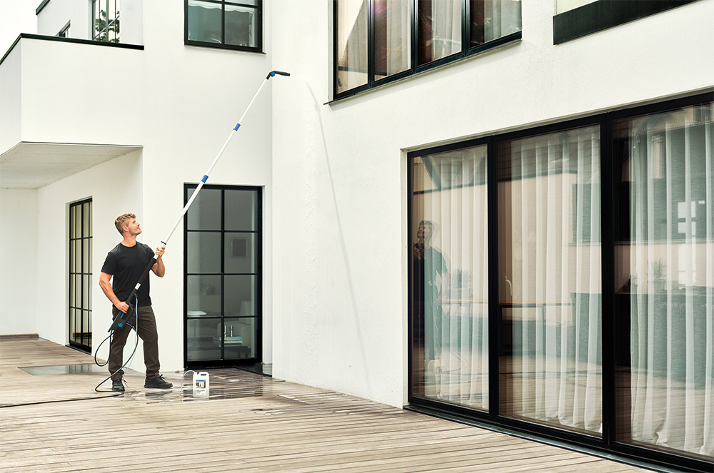 high pressure extension lance building cleaning