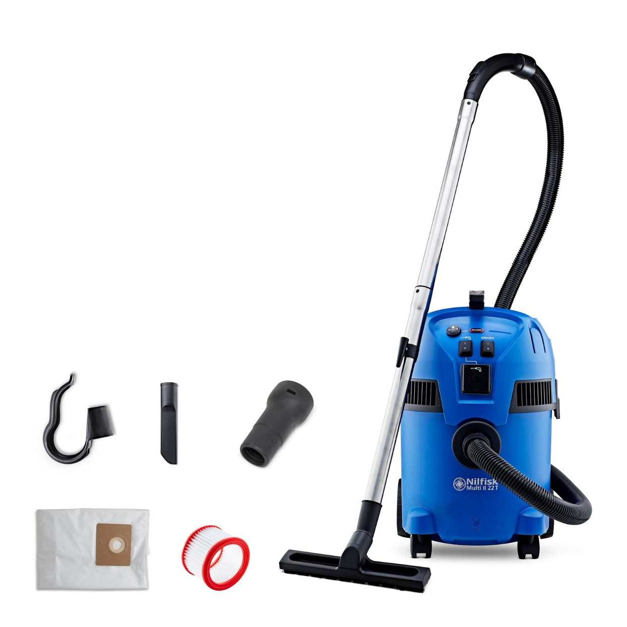 Multi II 22 T Nass- und Trockensauger mit Elektrowerkzeugstecker, 1200 W