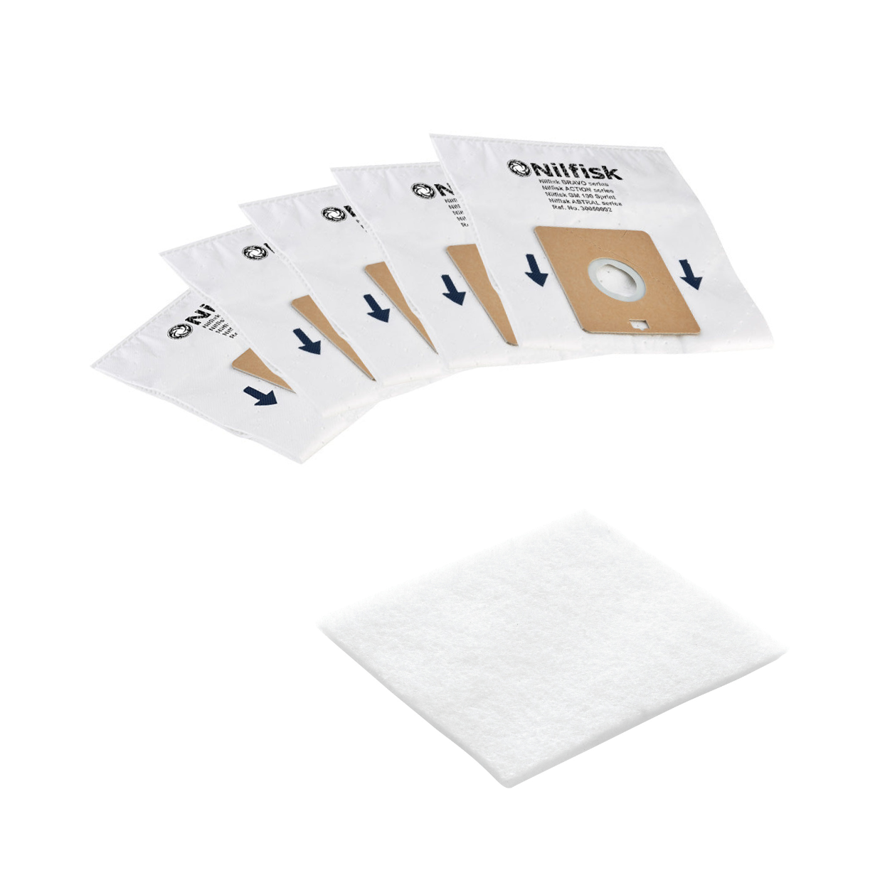 Støvsugerposer til Action, Bravo, 5+1 stk