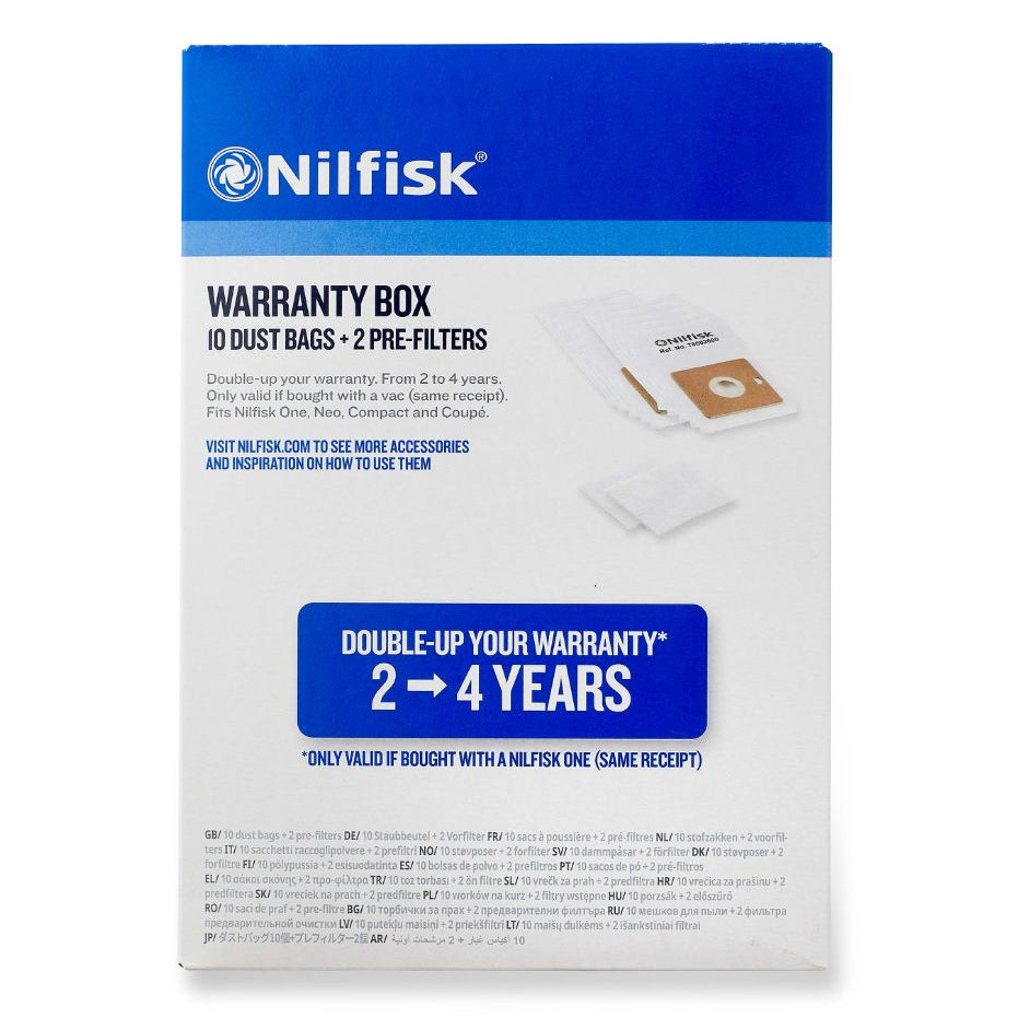 Garantiepaket für Neo und One Staubsauger, doppelte Garantie