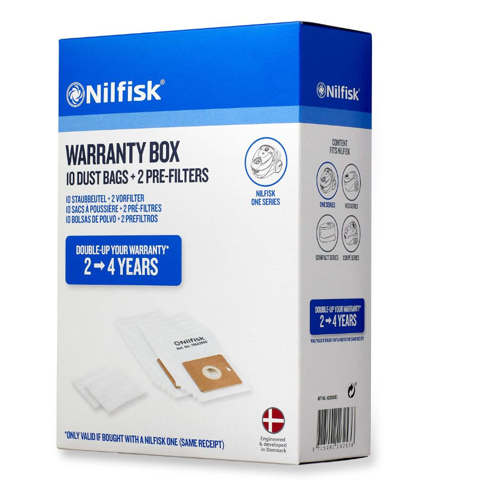 Garantie pour les aspirateurs Neo et One, doublement de la garantie
