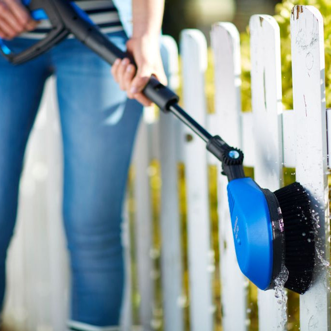 Brosse rotative orientable baïonnette pour nettoyeur haute pression