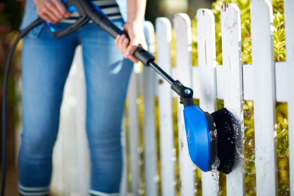 Roterende børste med fleksibel slange for høytrykksvaskere