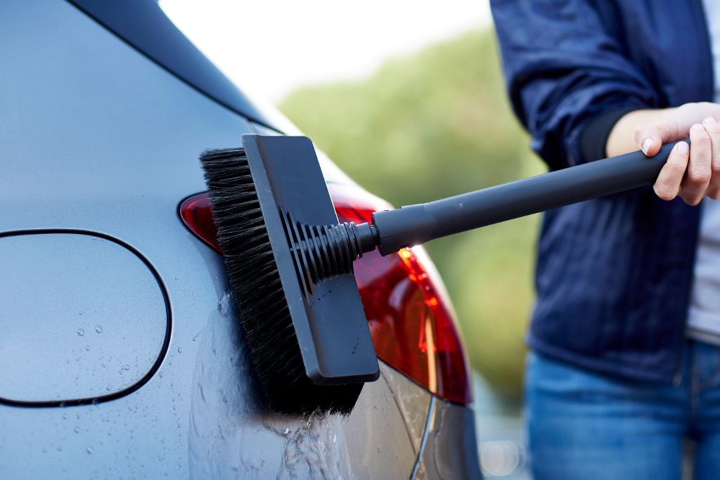 Autoborstel voor hogedrukreinigers