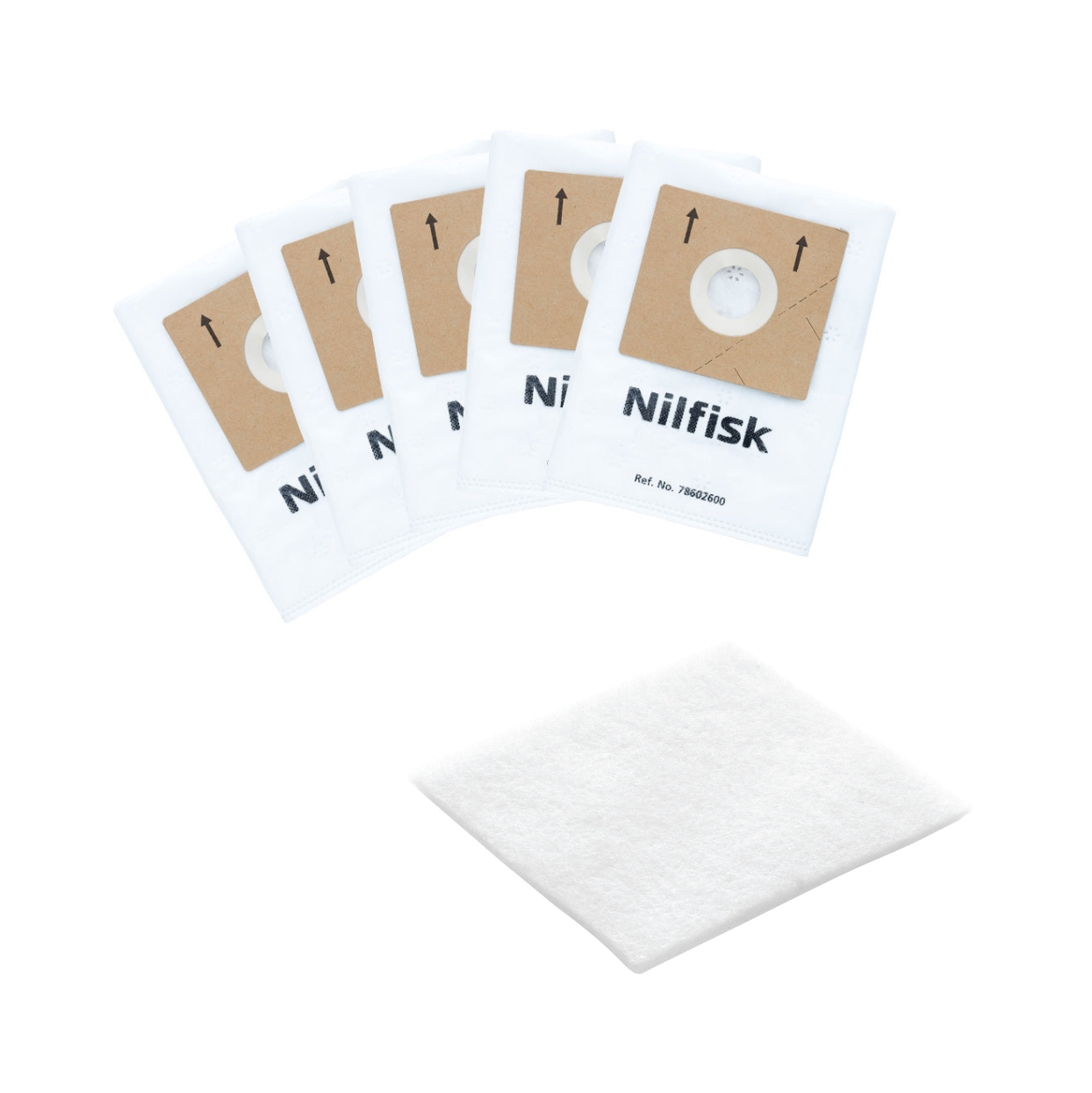 Sacs pour aspirateur One, Go, Coupé, 5+1 pièces