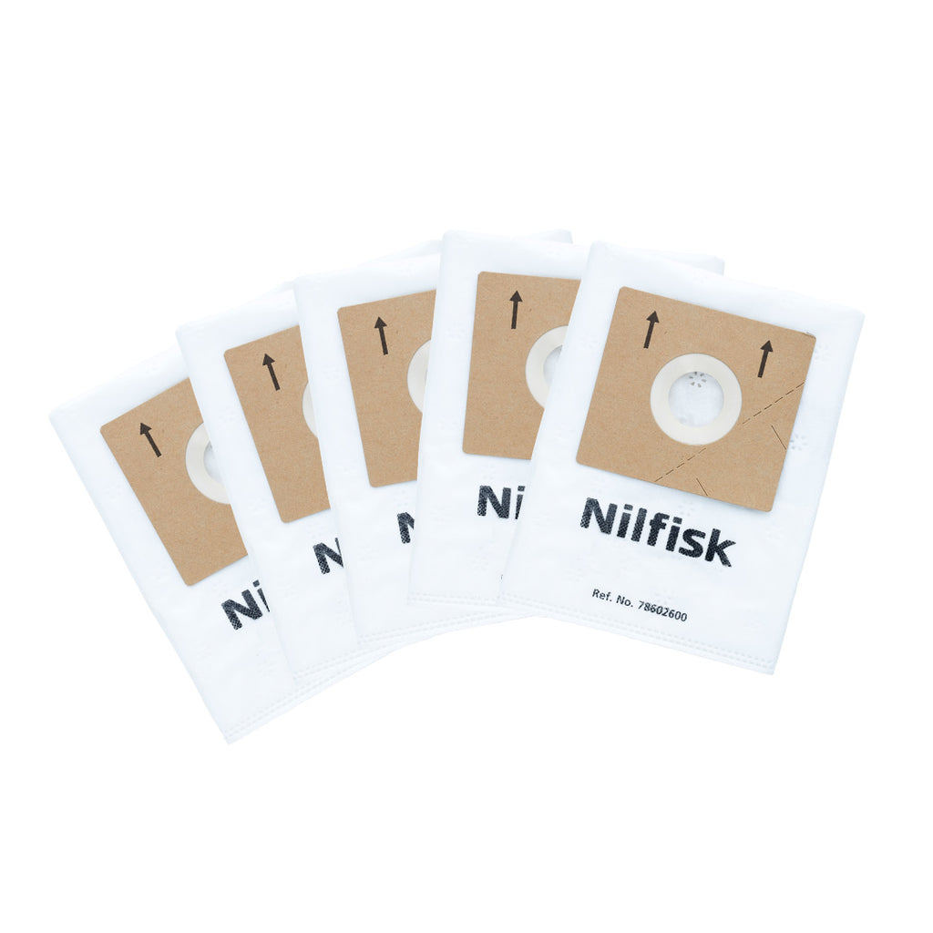 Sacs à poussière, 5 pièces, pour les aspirateurs One, Go et Coupé