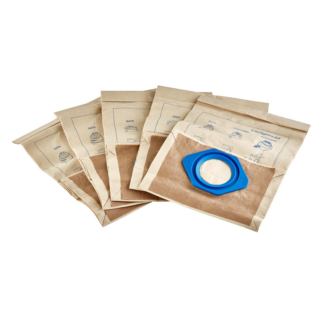 Stofzuigerzakken, 5 stuks, voor GM80 stofzuiger